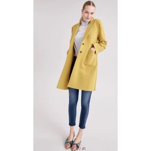J.Crew Women's Italian Boiled Wool Coat Size 8